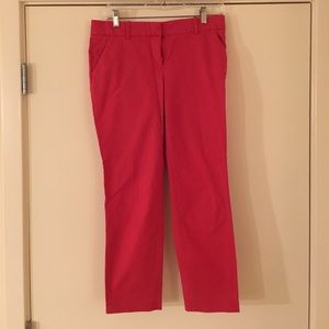 Pink jcrew cargo pants